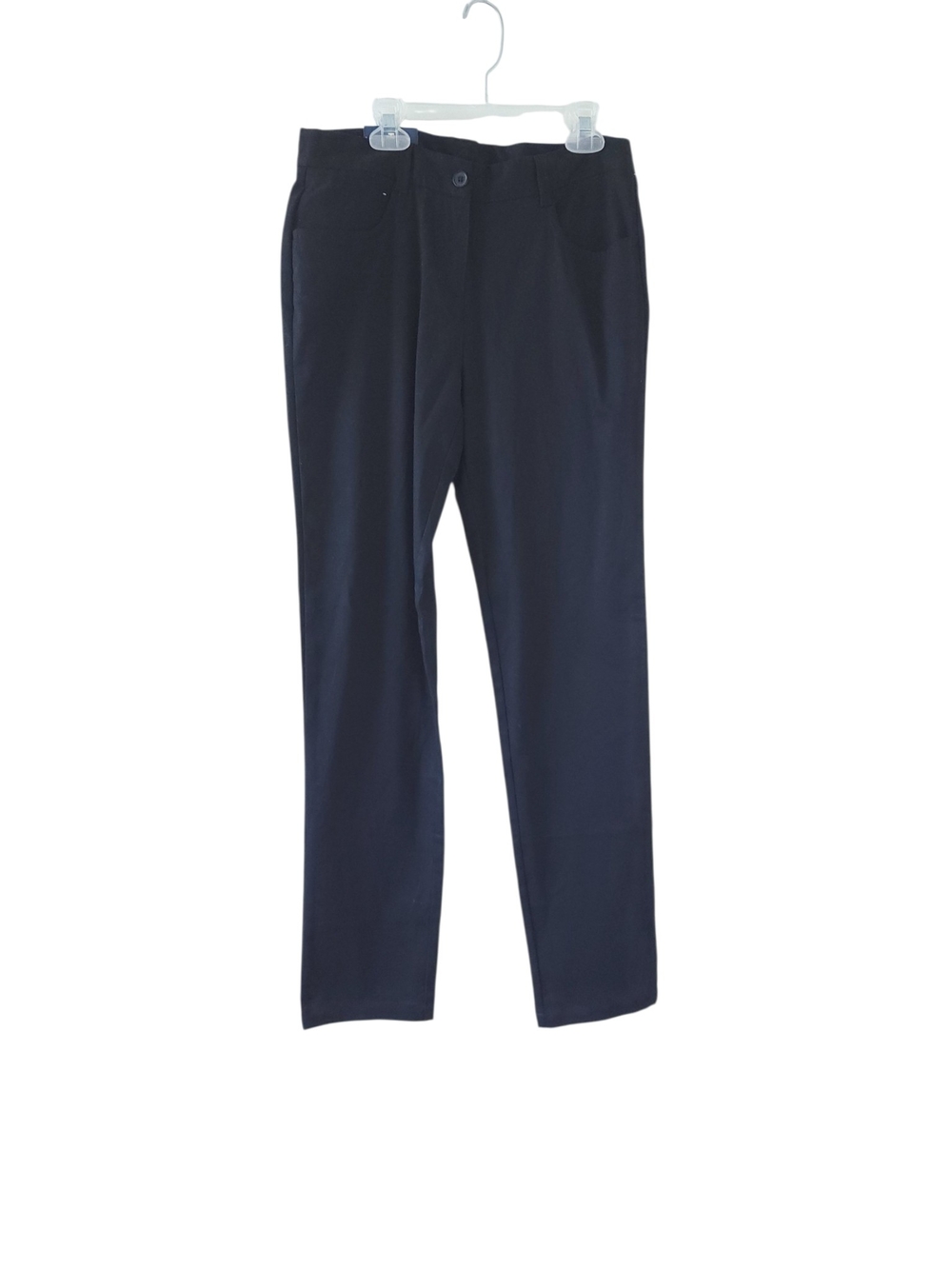 NEW Izod Uniform Pants Size 9 Juniors Black Stretch Skinny